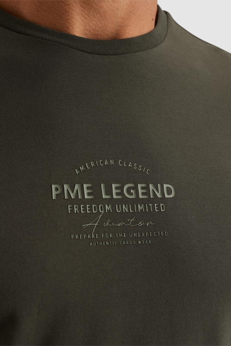 PME legend long sleeve r-neck cotton elastan